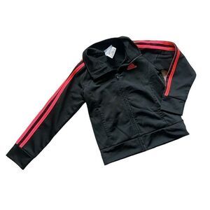 Toddler Girls Adidas 3 Stripe Full Zip Dri-Fit Track Jacket - Sz 4T